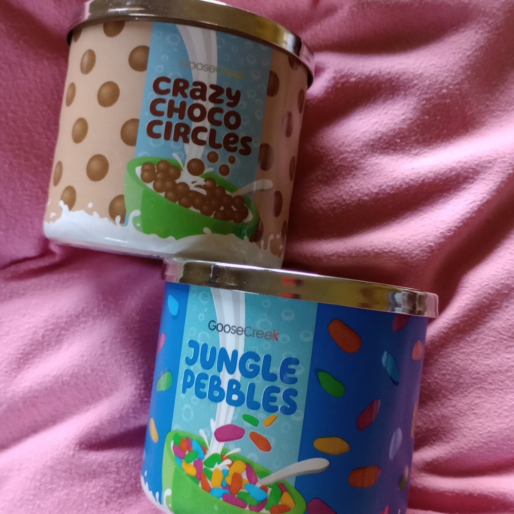 2 new Goose creek candles.